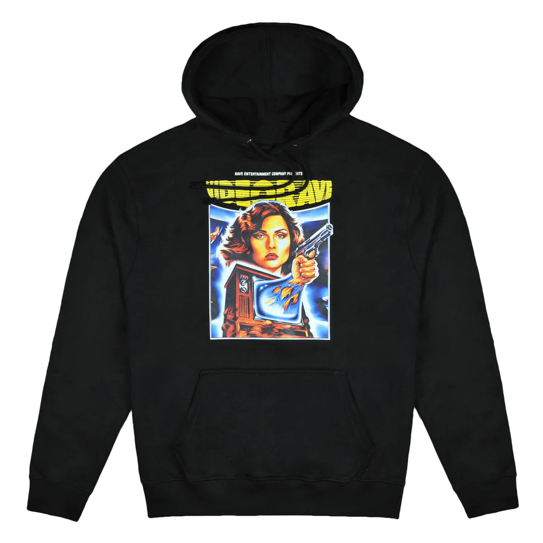 Rave Skateboards - Videorave Hoodie (Black) | stebra skateshop 