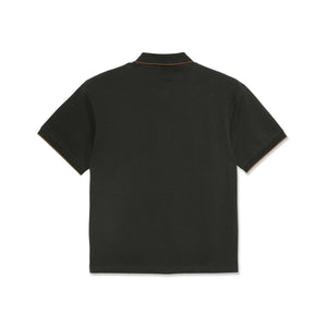 Polar Skate Co - Checkered Surf Polo Shirt (Dirty Black)