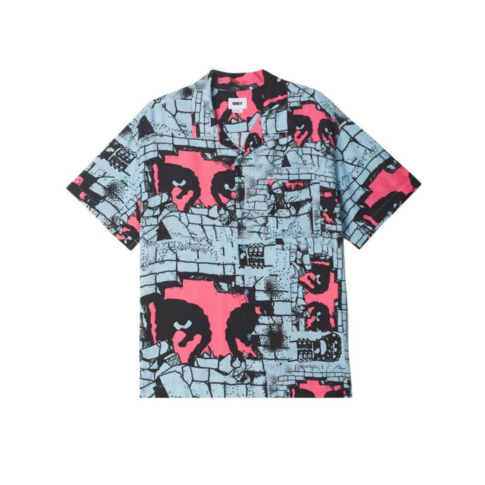Obey - Detector Shirt (Sky Blue) | stebra skateshop camisa streetart stebra skateshop Lloret de Mar Girona barcelona 