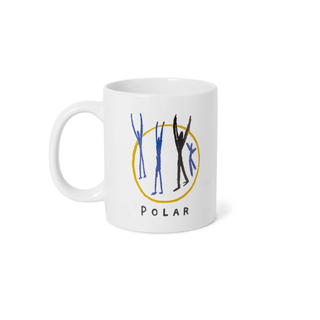 Polar Skate Co - Polar Gang Mug (White/Multi) | stebra skateshop taza 
