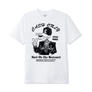Cash Only - Boulevard Tee (White)