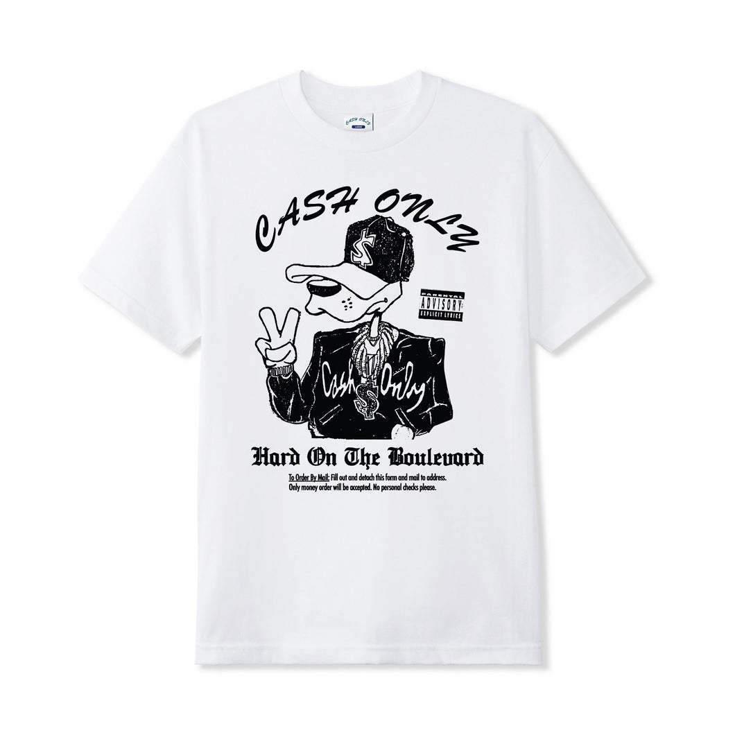 Cash Only - Boulevard Tee (White)