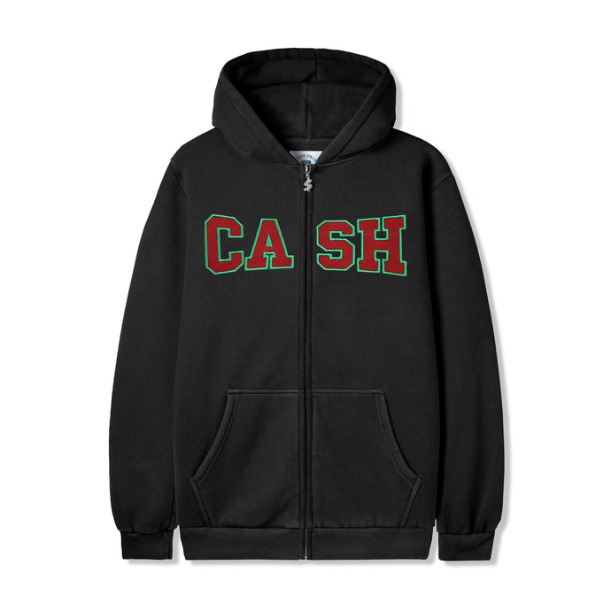 Cash Only - Campus Zip-Thru Hood (Washed Black)