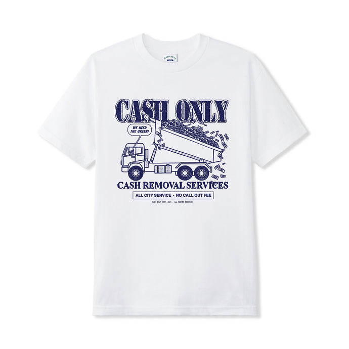 Cash Only - Removal Tee (White)