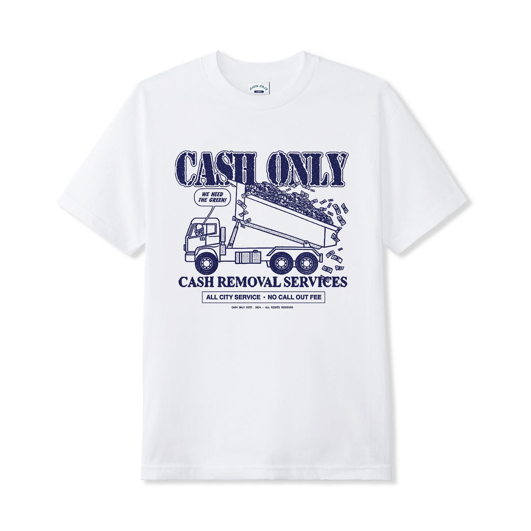Cash Only - Removal Tee (White)