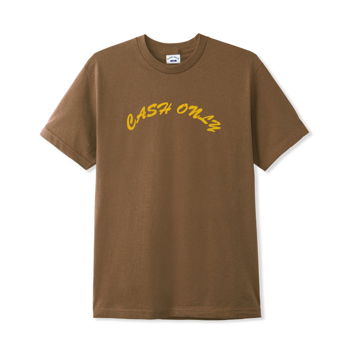 Cash Only - Stencil Logo Tee (Oak)