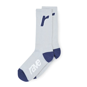 Rave Skateboards - R Logo Socks (Sport Grey)