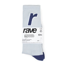 Cargar imagen en el visor de la galería, Rave Skateboards - R Logo Socks (Sport Grey)