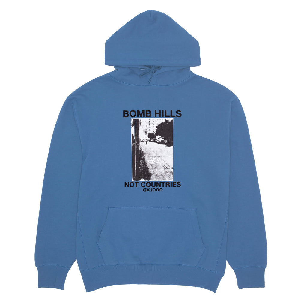 GX1000 - Bomb Hills Not Countries Hoodie (Columbia Blue)