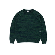 Cargar imagen en el visor de la galería, Pop Trading Company - Pop Knitted Melange Logo Crewneck (Navy/Juniper)