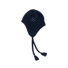 Cargar imagen en el visor de la galería, Pop Trading Company - Reversible Earflap Beanie (Navy/Juniper)