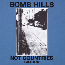 Cargar imagen en el visor de la galería, GX1000 - Bomb Hills Not Countries Hoodie (Columbia Blue)