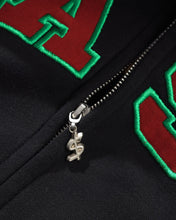 Cargar imagen en el visor de la galería, Cash Only - Campus Zip-Thru Hood (Washed Black)