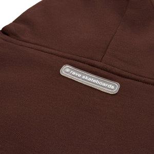 Rave Skateboards - Core Logo Hoodie (Brown)