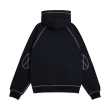 Cargar imagen en el visor de la galería, Rave Skateboards - DEKCIW Raglan Hoodie (Black/Pink)