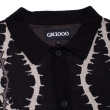 Cargar imagen en el visor de la galería, GX1000 - Knitted Polo S/S Button Up (Black)