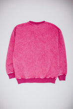 Cargar imagen en el visor de la galería, Fucking Awesome - Little Stamp Snow Wash Crewneck (Magenta)