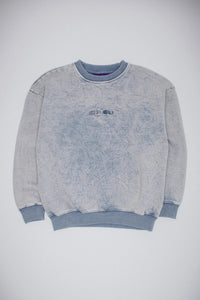 Fucking Awesome - Little Stamp Snow Wash Crewneck (Dusty Blue)