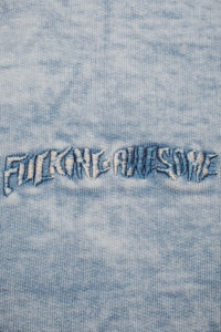 Fucking Awesome - Little Stamp Snow Wash Crewneck (Dusty Blue)