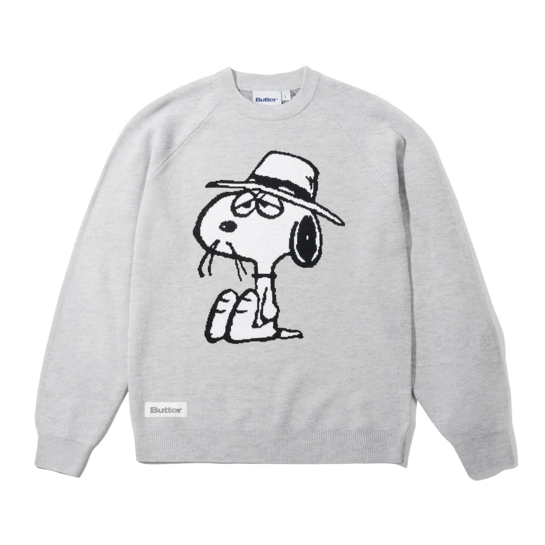 Butter Goods - Spike Knit Sweater (Ash)