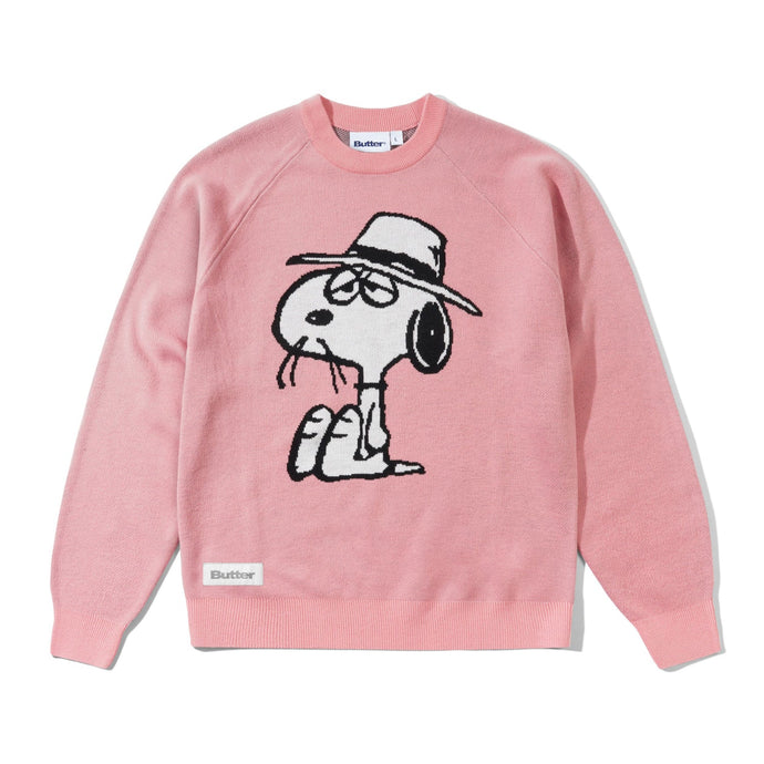Butter Goods - Spike Knit Sweater (Light Pink)
