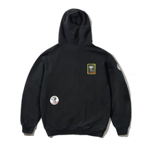 Cargar imagen en el visor de la galería, Butter Goods - Patches Zip-Thru Hoodie (Washed Black)