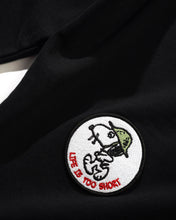 Cargar imagen en el visor de la galería, Butter Goods - Patches Zip-Thru Hoodie (Washed Black)
