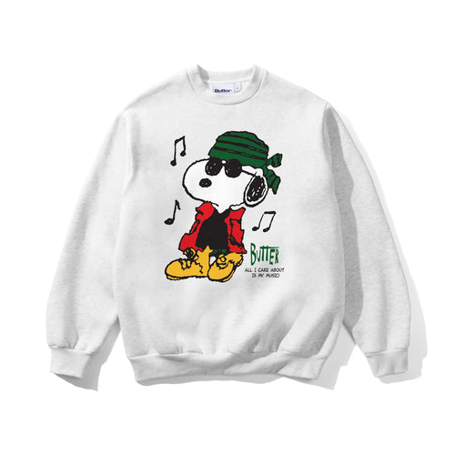 Butter Goods - Music Crewneck (Ash)