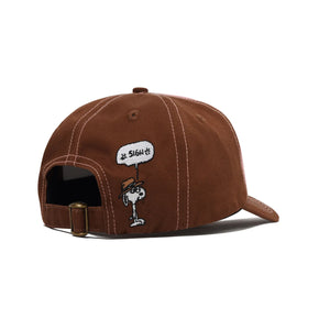 Butter Goods - Spike 5 Panel Cap (Brown/Light Pink)
