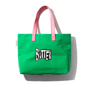 Butter Goods - Shopper Tote (Green/Light Pink)