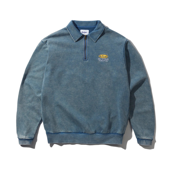 Butter Goods - Corp 1/4 Zip Pullover (Navy)