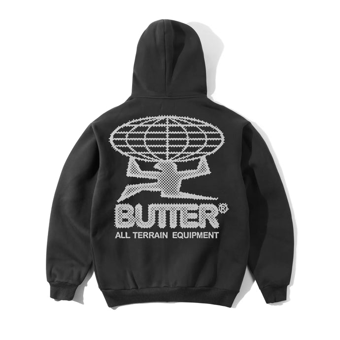 Butter Goods - Terrain Pullover Hoodie (Washed Black)
