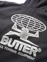 Cargar imagen en el visor de la galería, Butter Goods - Terrain Pullover Hoodie (Washed Black)