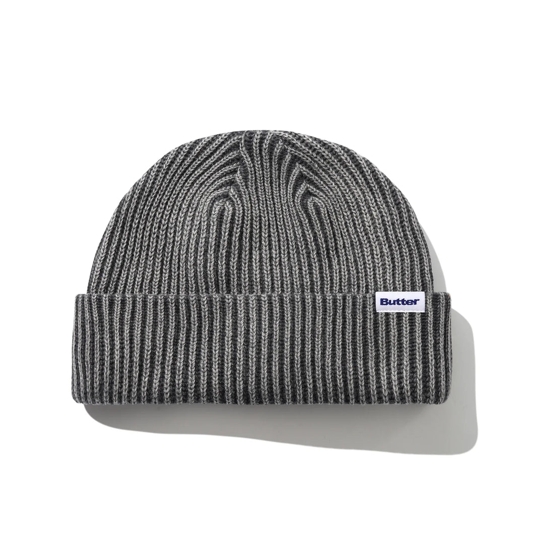 Butter Goods - Bleached Wharfie Beanie (Black)
