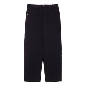 GX1000 - Baggy Pant Quilted (Black)