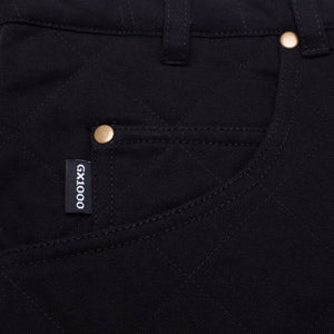 GX1000 - Baggy Pant Quilted (Black)