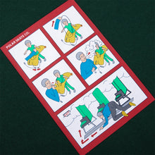 Cargar imagen en el visor de la galería, Polar Skate Co - Safety on Board Tee (Dark Green)