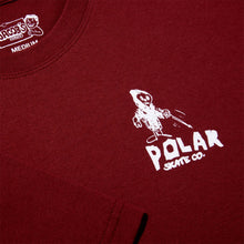 Cargar imagen en el visor de la galería, Polar Skate Co - Reaper Tee (Wine)