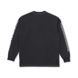 Last Resort AB x Spitfire - Longsleeve Tee (Washed Black)