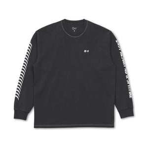 Last Resort AB x Spitfire - Longsleeve Tee (Washed Black)