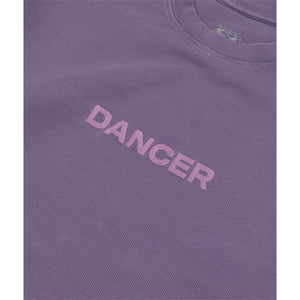 Dancer - Simple Logo Pique Crewneck (Lavender)