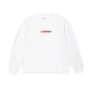 Dancer - Analog Longsleeve Tee (White) | stebra skateshop camiseta de manga larga stebra skateshop Lloret de Mar Skate Skateboards 