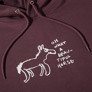 Polar Skate Co - Beautiful Horses Hoodie (Plum)