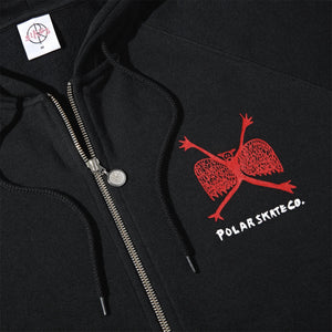 Polar Skate Co - Welcome to the new Age Zip Hoodie (Black)