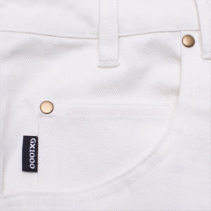 GX1000 - Baggy Denim Pant (White)