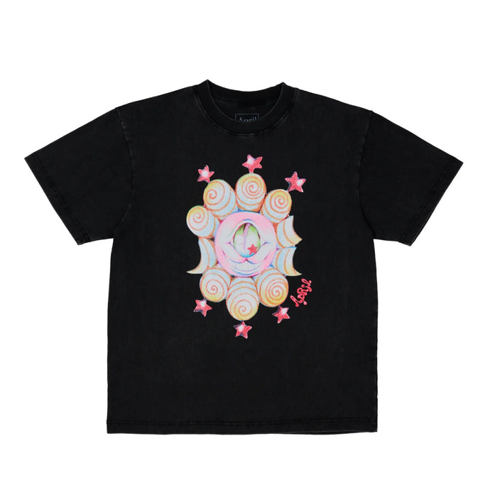 April Skateboards - Eyes Tee by Ema Gaspar (Vintage Black)