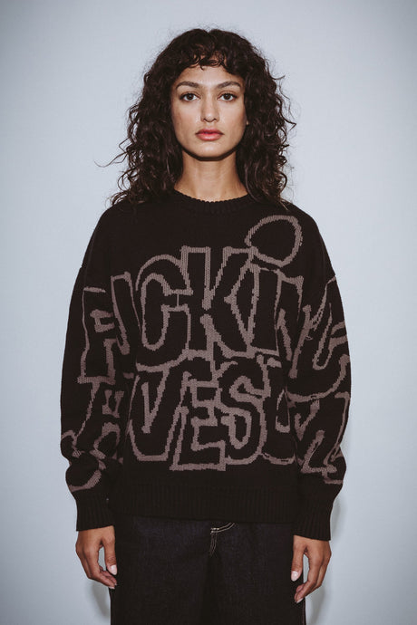 Fucking Awesome - PBS Knit Sweater (Black)