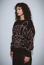 Cargar imagen en el visor de la galería, Fucking Awesome - PBS Knit Sweater (Black)
