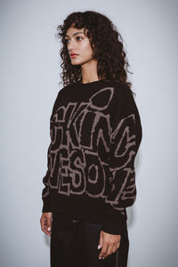Fucking Awesome - PBS Knit Sweater (Black)
