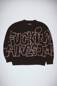 Fucking Awesome - PBS Knit Sweater (Black)